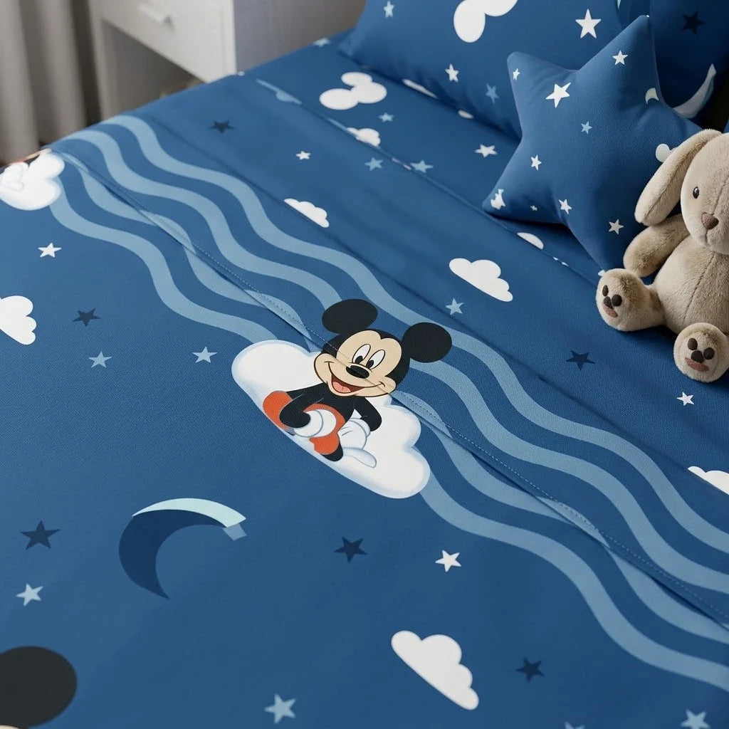 Juego De Sábanas Disney Plus Mickey Jr