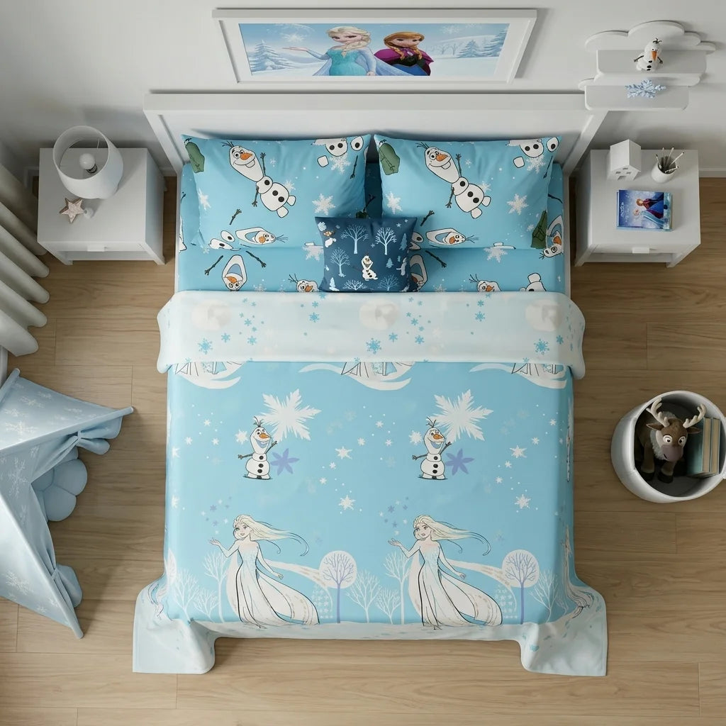 Juego De Sábanas Disney Plus Frozen
