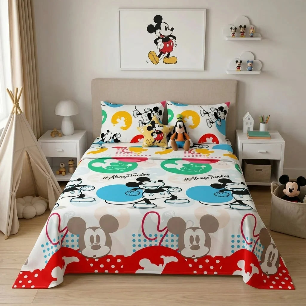 Juego De Sábanas Disney Plus Mickey Mouse