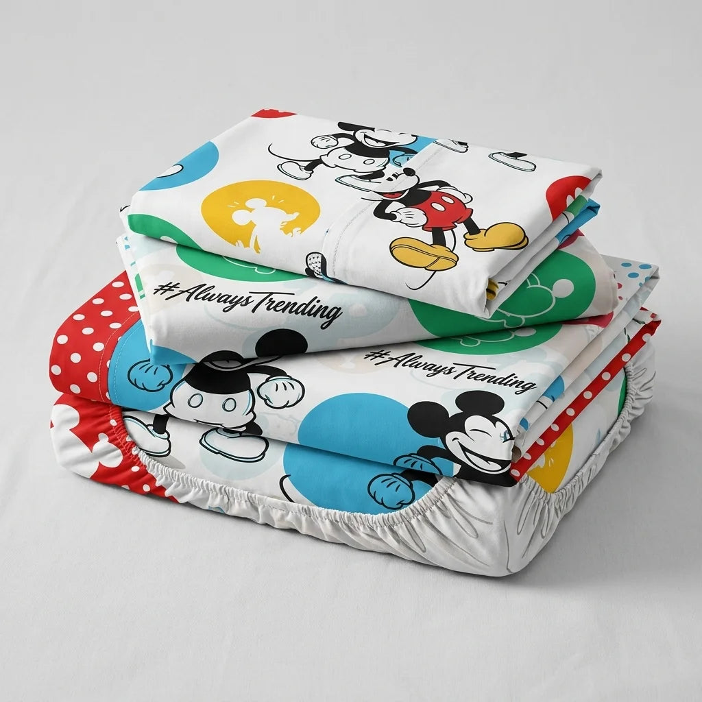 Juego De Sábanas Disney Plus Mickey Mouse
