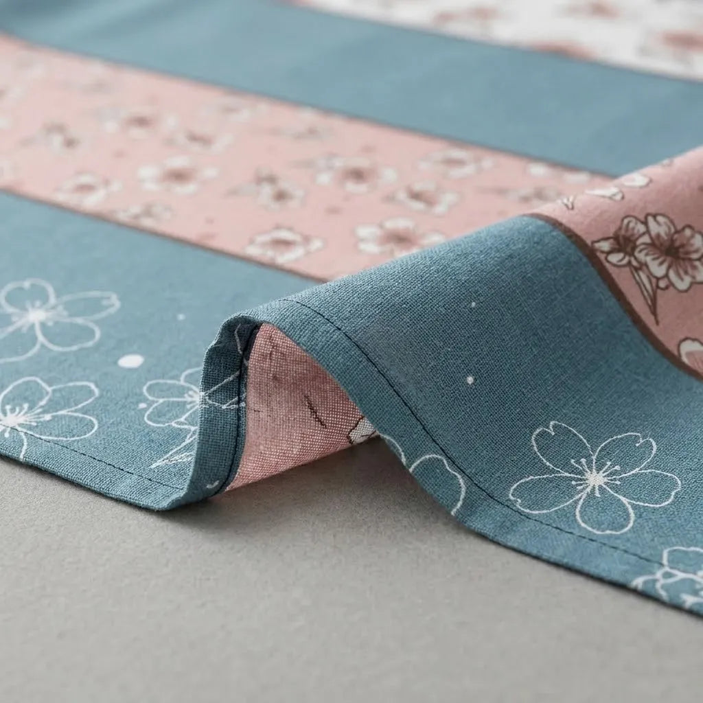 Juego De Sabanas 180 Hilos Rosado Azul Flores Confortable