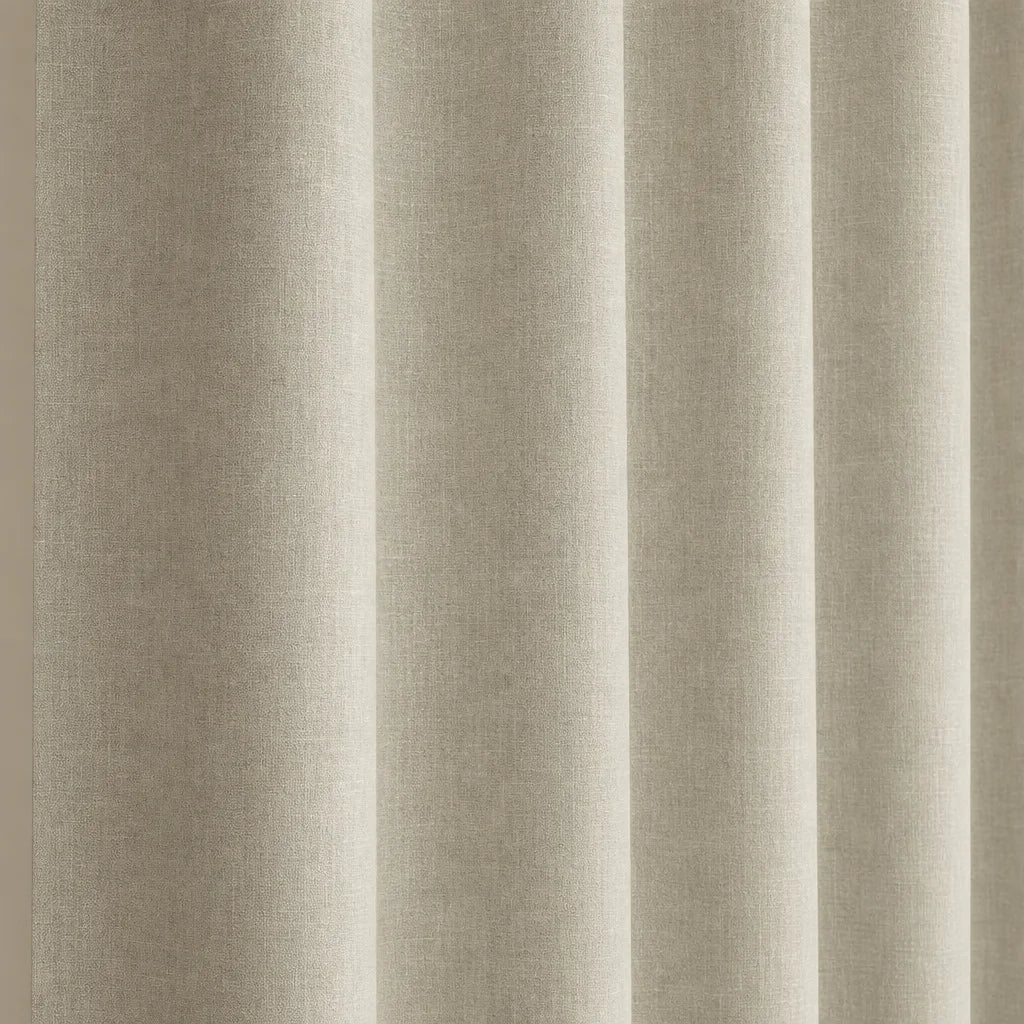 Cortina Lino Boton Ancestral Verde Neutrales