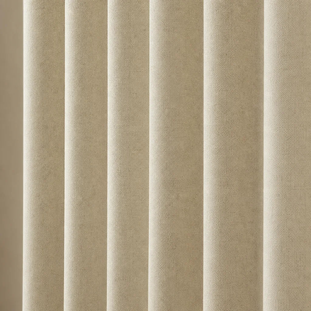 Cortina Ramia Boton Ancestral Beigue Clasica