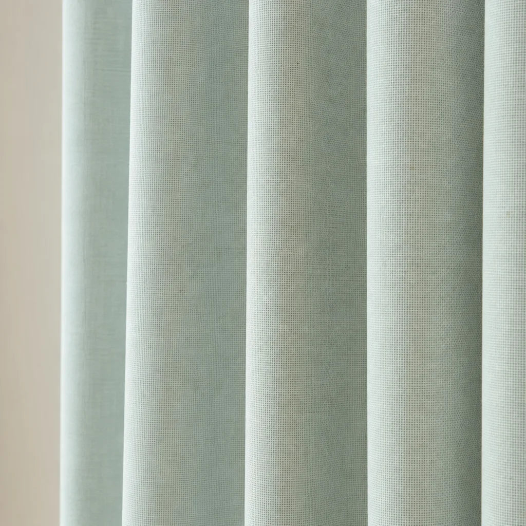 Cortina Ramia Boton Ancestral Gris Clasica