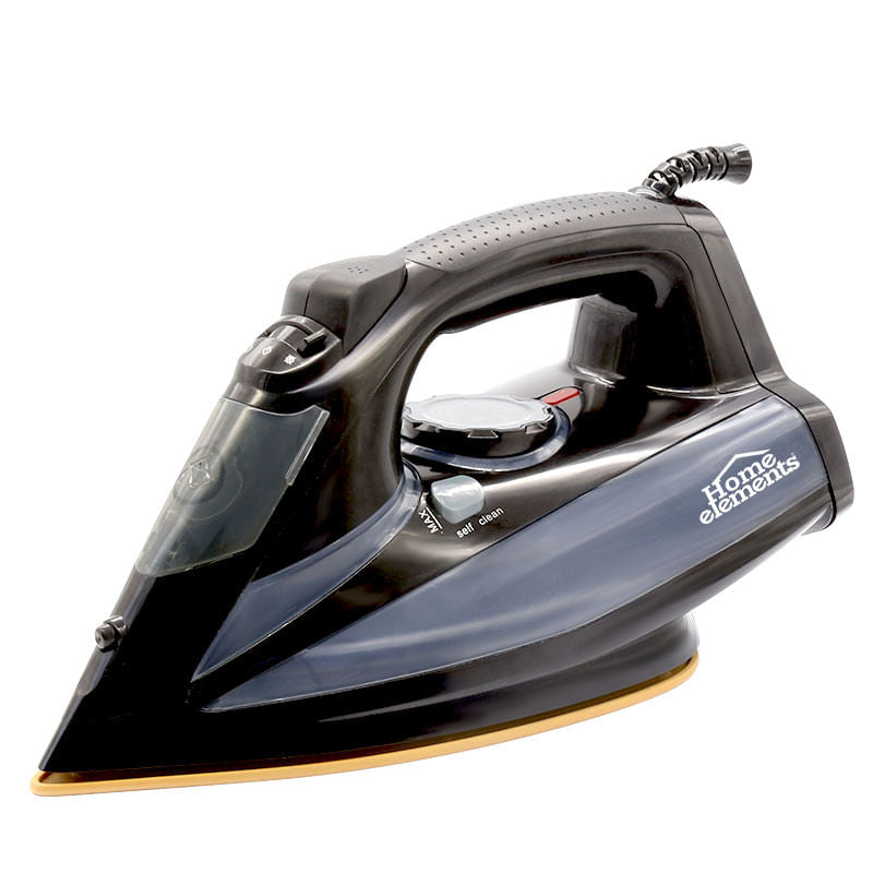 Plancha A Vapor Suela Ceramica Negra Home Elements