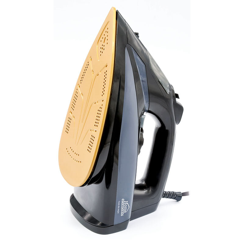 Plancha A Vapor Suela Ceramica Negra Home Elements