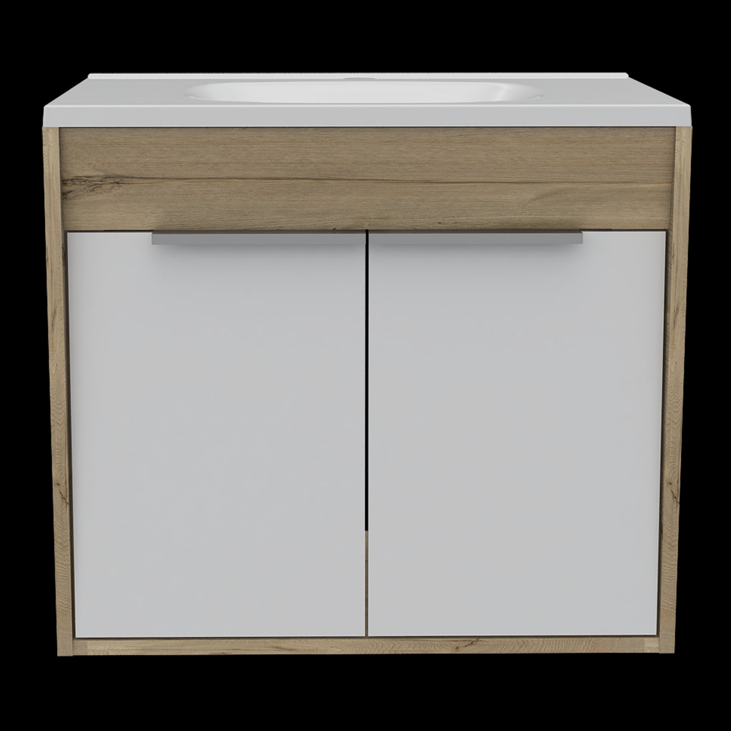 Mueble Lavamanos Carter 60 Flotante Rta Duna + Blanco