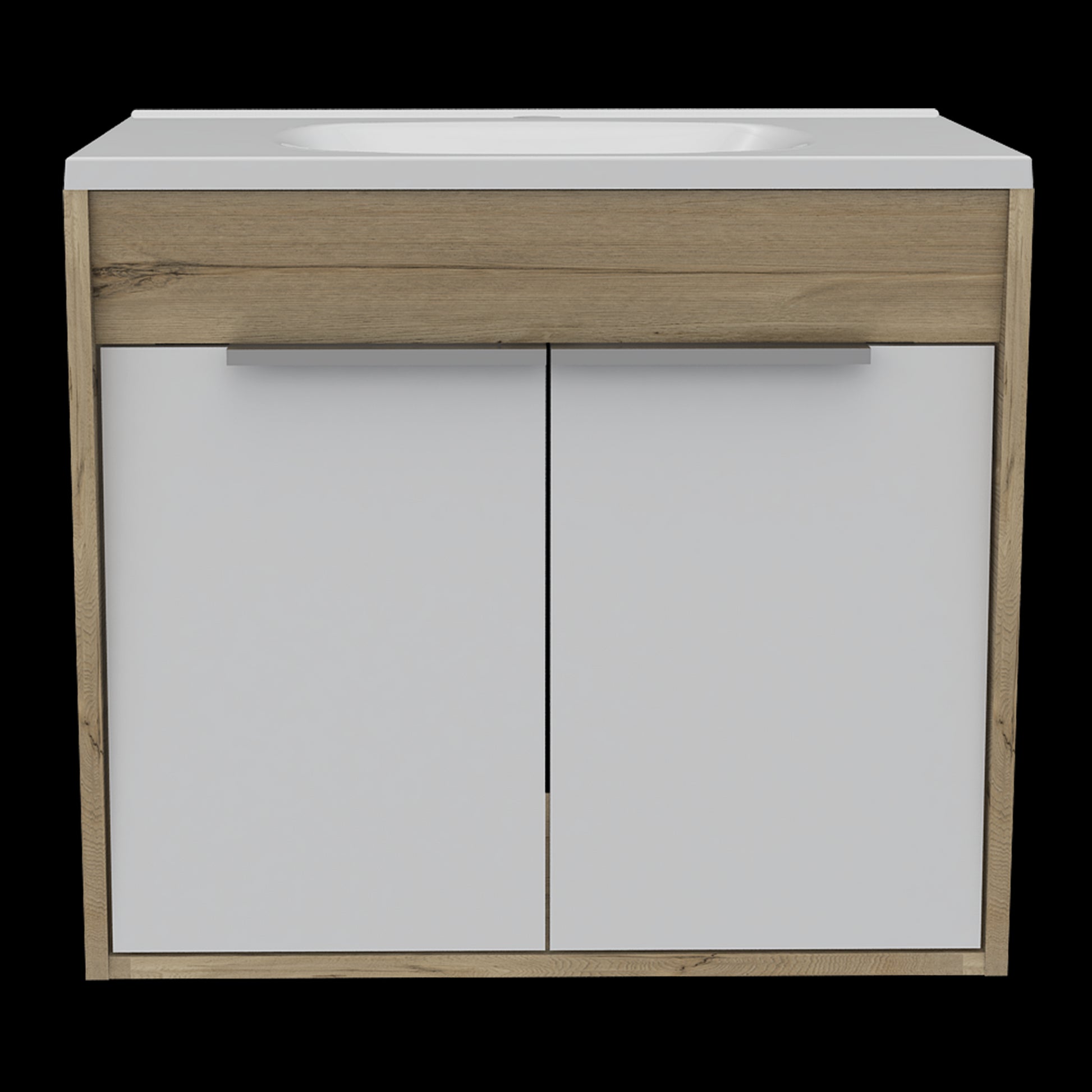 Mueble Lavamanos Carter 60 Flotante Rta Duna + Blanco