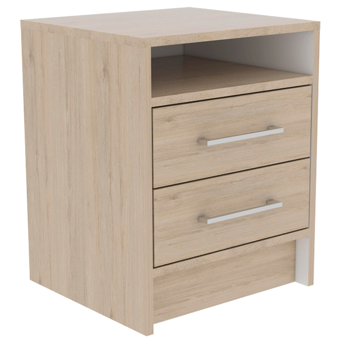 Mesa De Noche Eter Rta Rovere + Blanco N/A