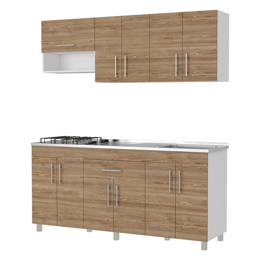 Cocina 180 Mariana Rta Blanco + Miel