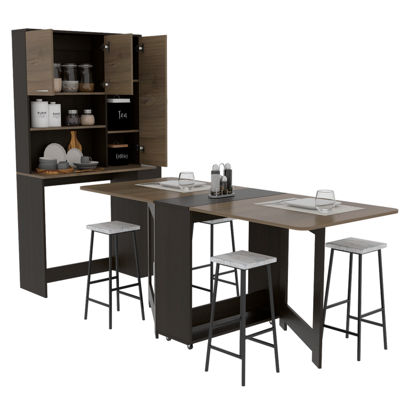 Mueble Funcional Optimus Rta Wengue + Espresso