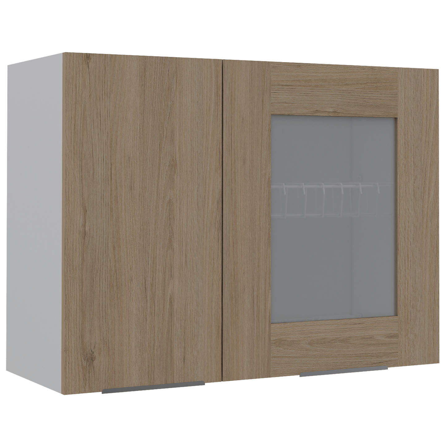 Mueble Superior Cocina Forte Rta Blanco + Rovere