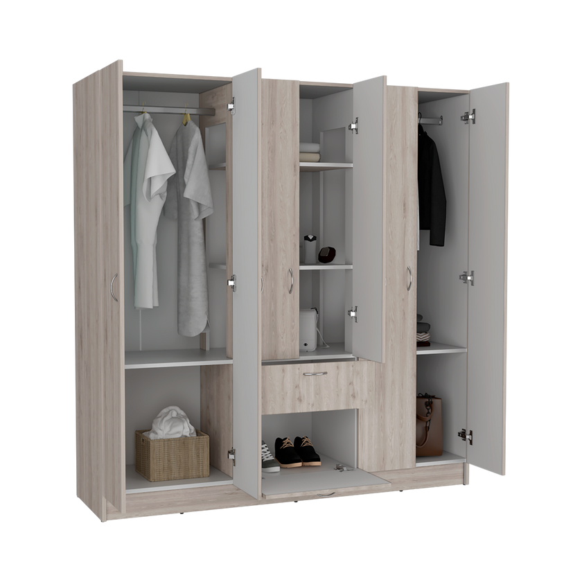 Closet Mitu 2.0 160 Rta Bardolino + Blanco