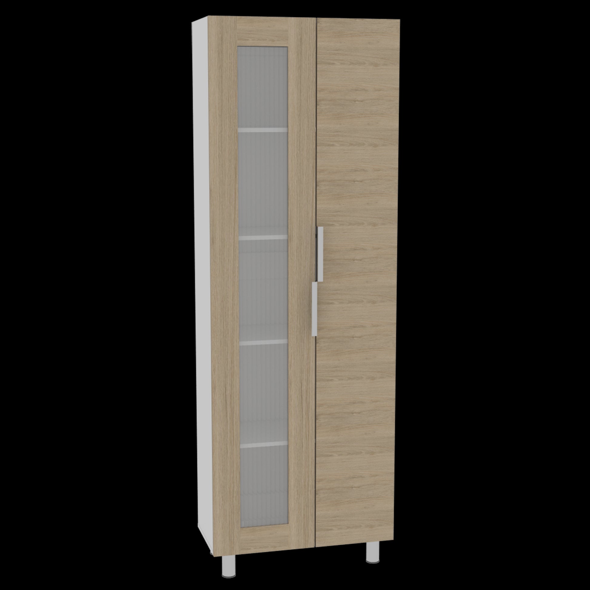 Mueble Alacena Fendi Rta Blanco + Rovere