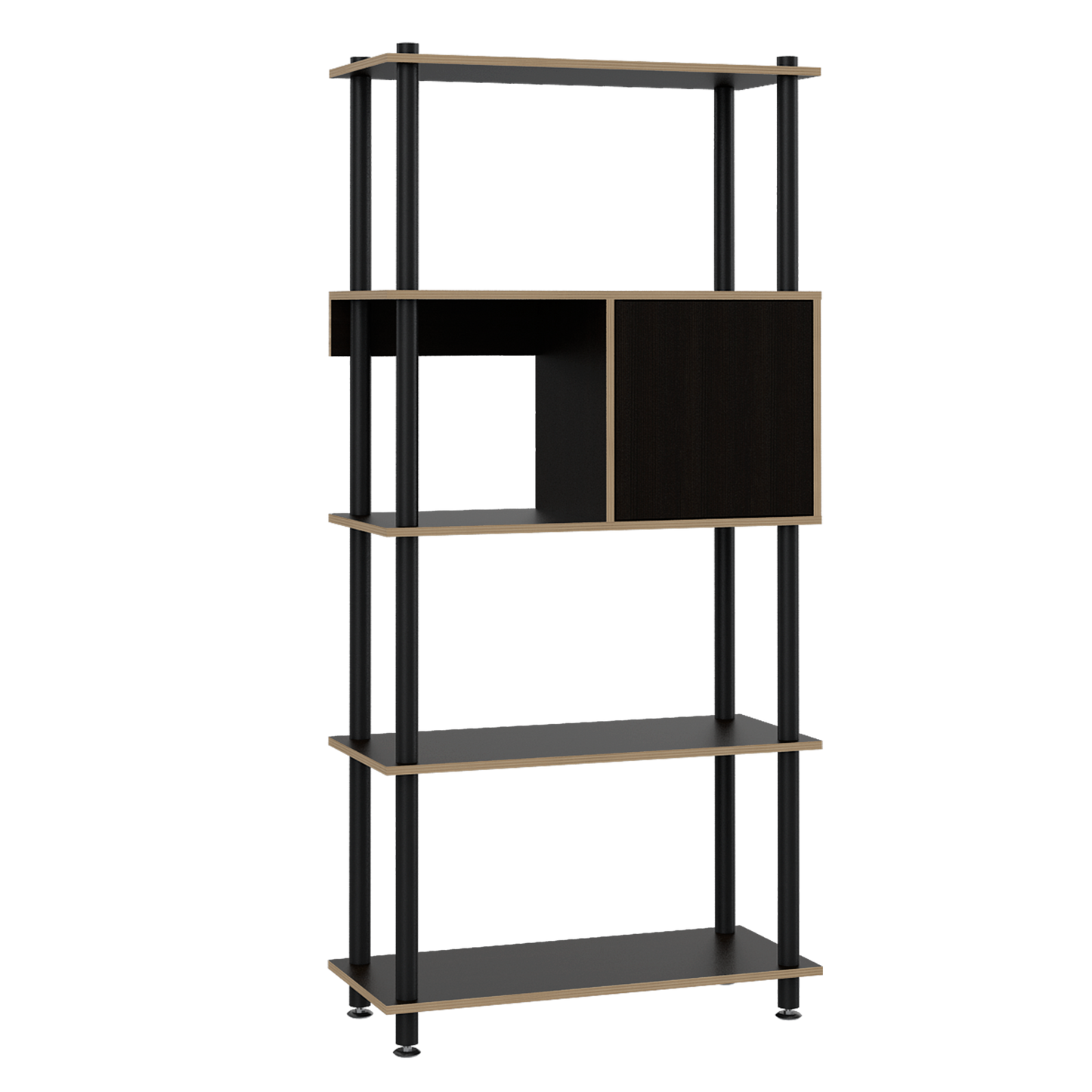 Biblioteca Cubik 2 Rta Wengue + Duna