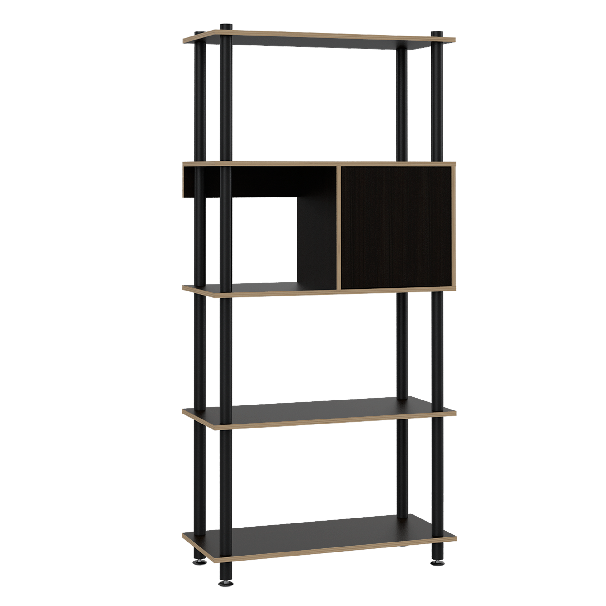 Biblioteca Cubik 2 Rta Wengue + Duna