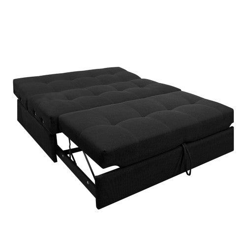 Sofá Cama  Con Brazos Tela  Angela