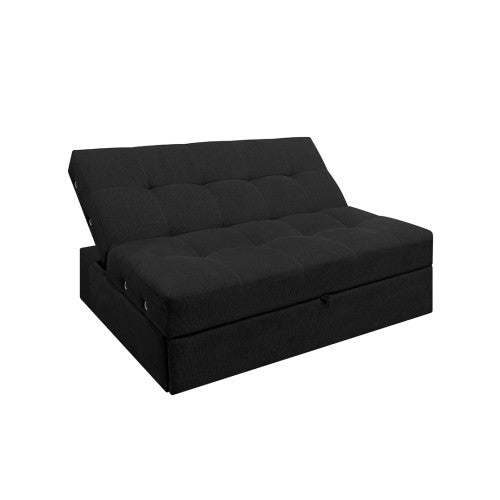 Sofá Cama  Con Brazos Tela  Angela