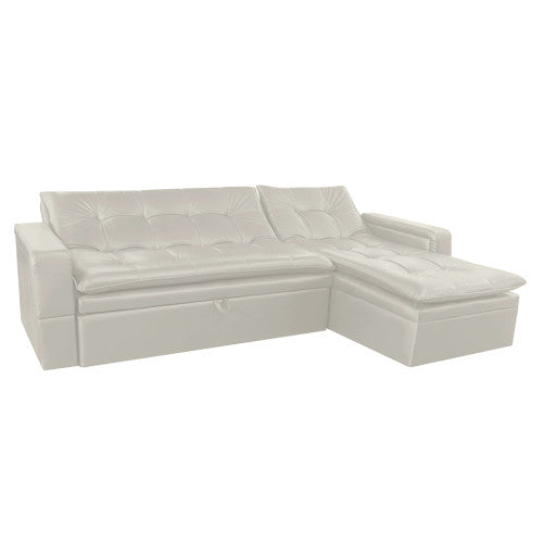 Sofa Cama En L Cuero Sintetico  Ethel