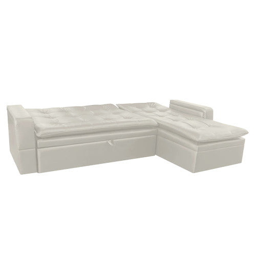 Sofa Cama En L Cuero Sintetico  Ethel