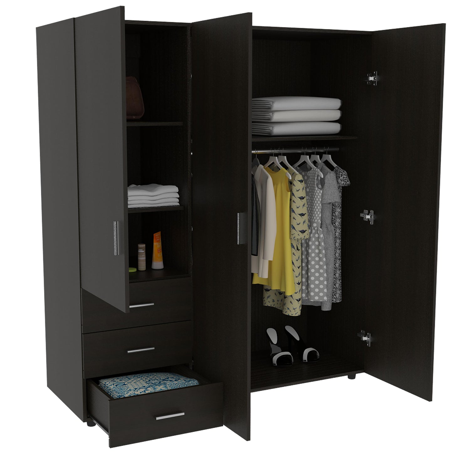 Armario Verona 161 X 140 X 51 Rta Wengue