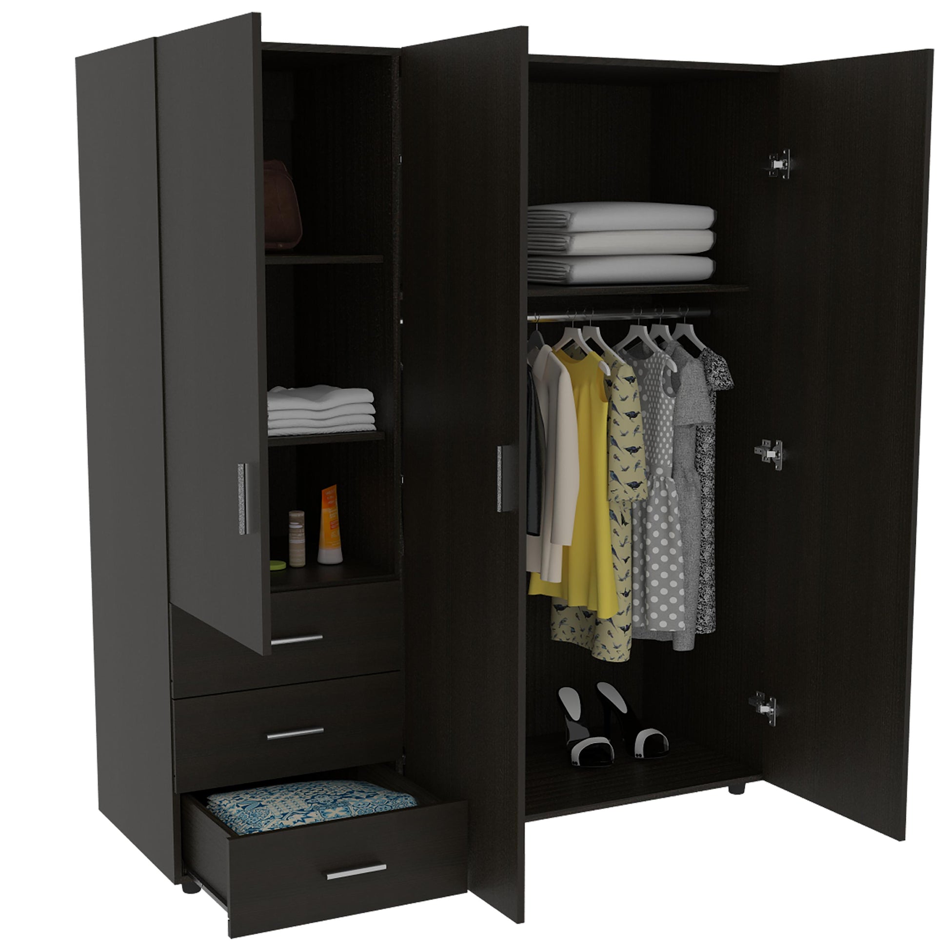 Armario Verona 161 X 140 X 51 Rta Wengue