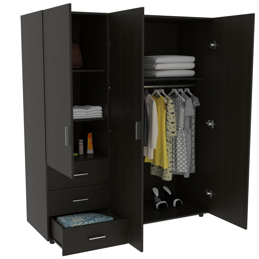 Armario Verona 161 X 140 X 51 Rta Wengue
