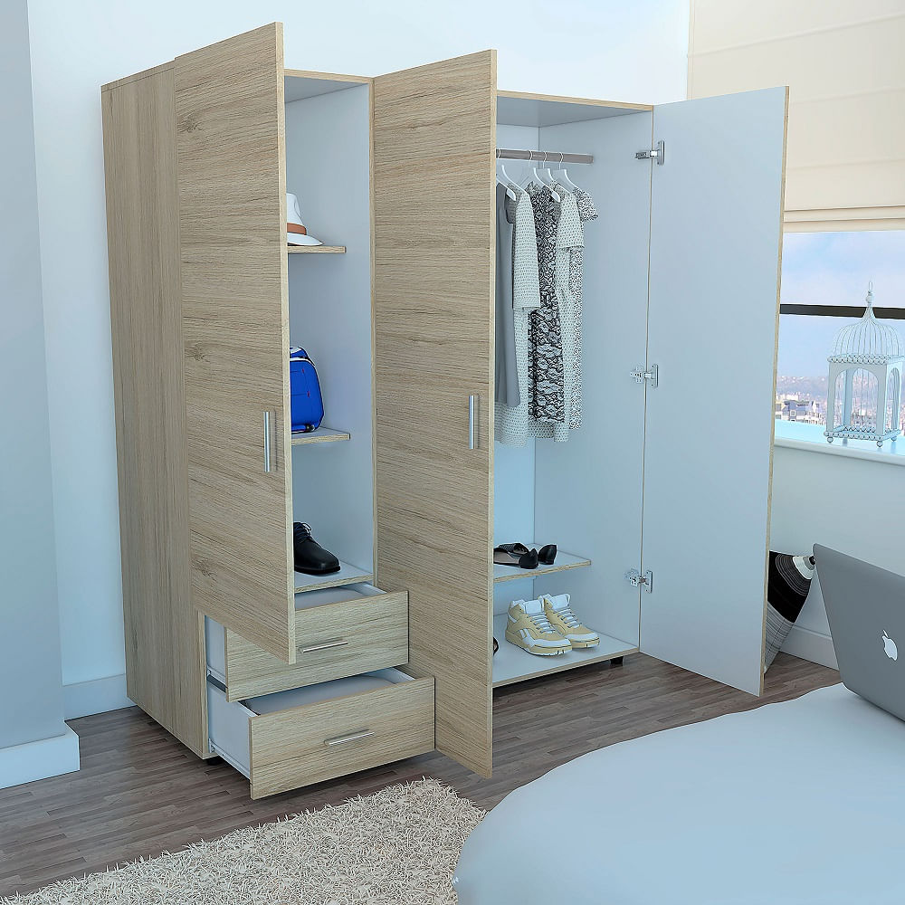 Closet Dassel Rta Rovere Blanco