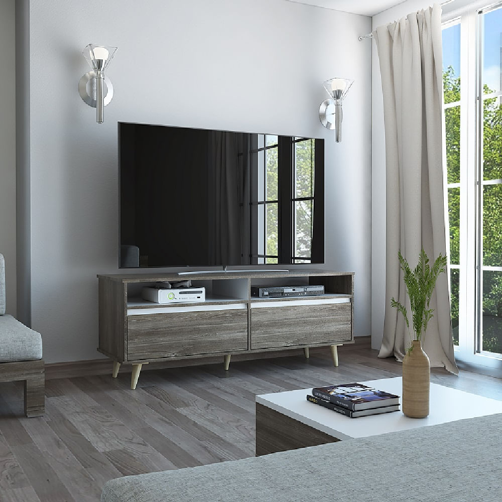 Rack Para Tv Almeria Siena Blanco