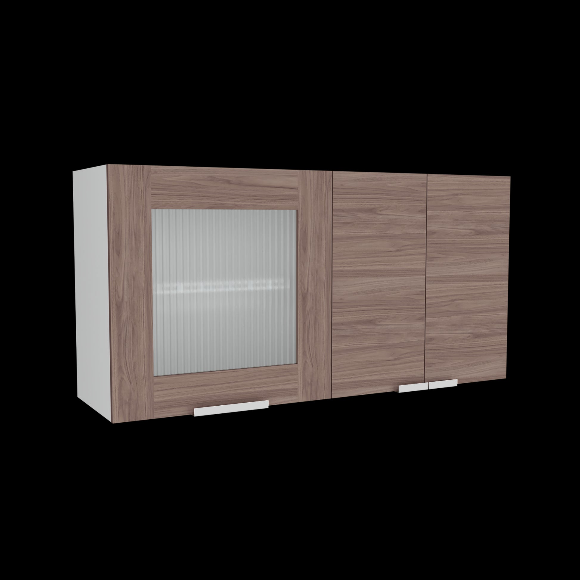Mueble Superior Fendi Rta Blanco + Castaño