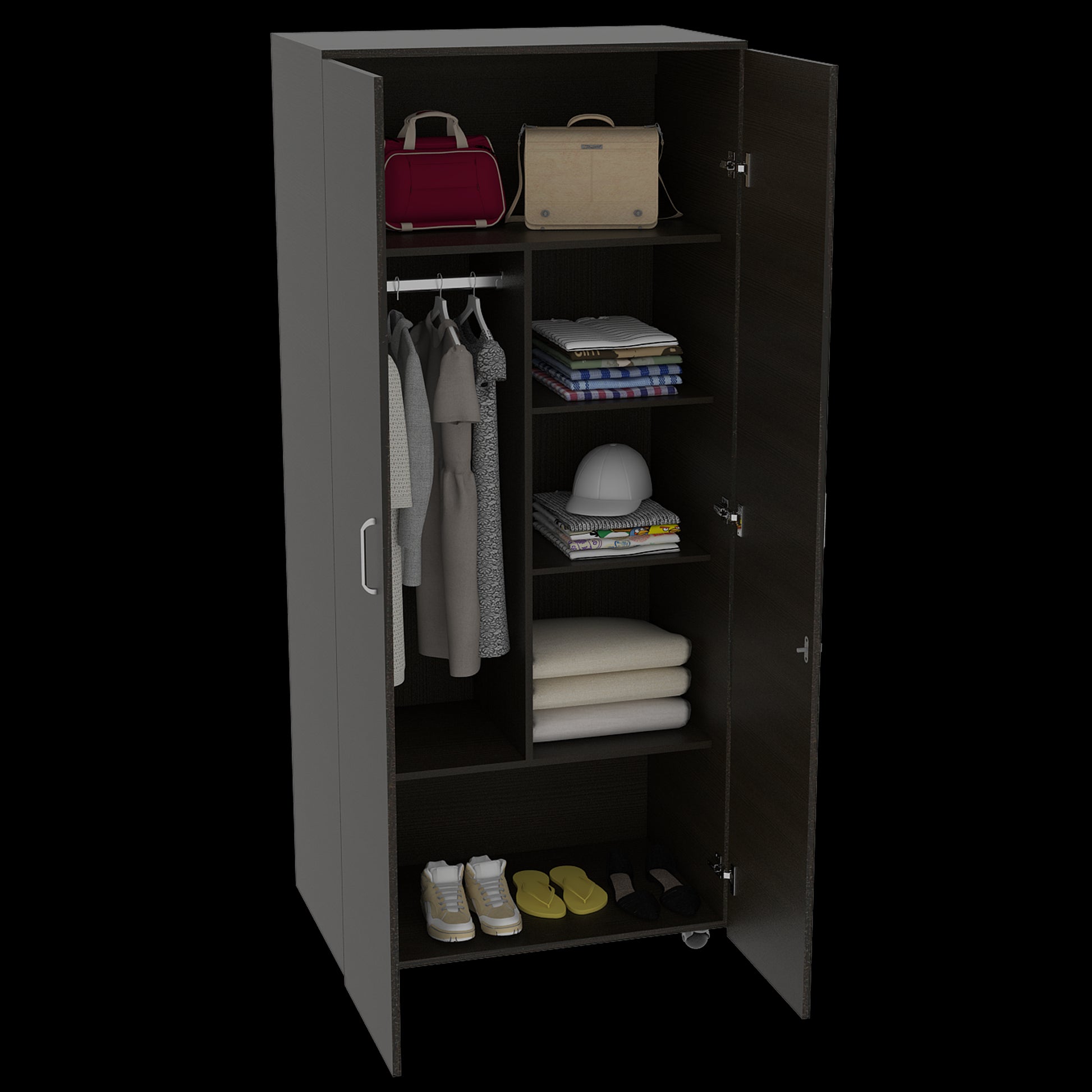 Closet Iko 182 X 80 X 48 Rta Wengue